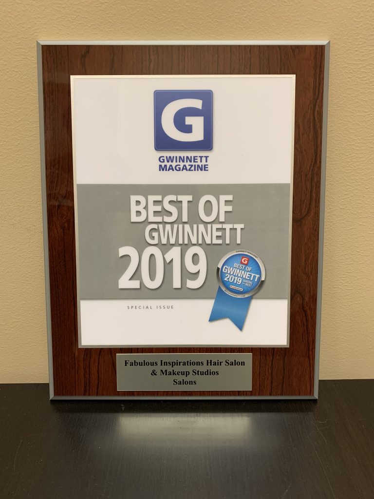 Fab Inspire Salon wins Best of 2019 Fabulous Inspirations